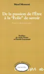 De la passion de l'être a la folie de savoir - Freud, les Anglo-Saxons et Lacan