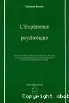 L'expérience psychotique