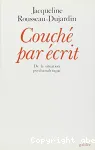 Couche par écrit - de la situation psychanalytique