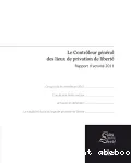 Le Contrôleur général des lieux de privation de liberté : rapport d'activité 2011